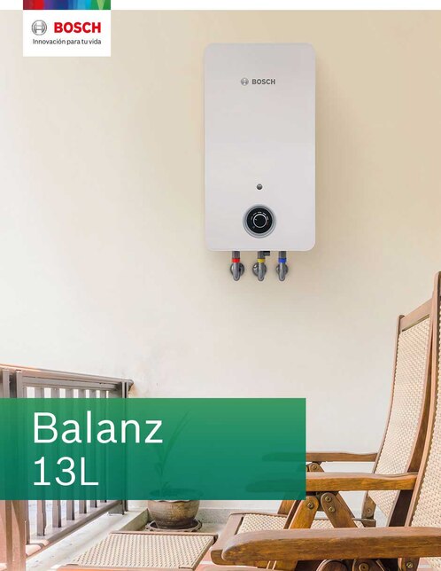 Calentador Instantáneo Bosch BALANZ 13 NAT 2 Servicios 13 Litros Gas ...