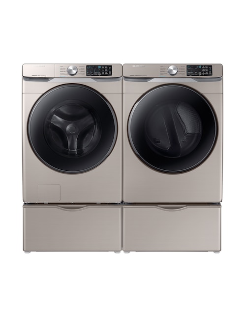 Combo lavadora + secadora Samsung gas/eléctrico 22 kg F-WD22R6270CCP