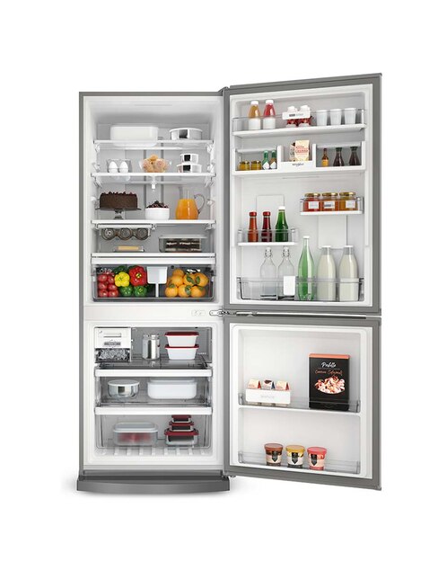 Refrigerador Bottom Mount Whirlpool 17 pies tecnología inverter y no frost WRE57BKTWW