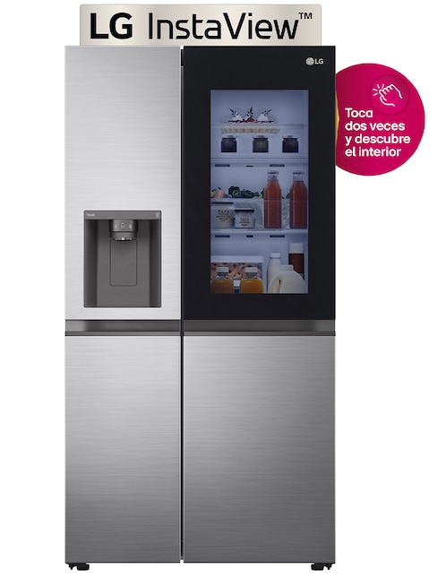 Refrigerador Dúplex LG 27 pies cúbicos Tecnología inverter y Tecnología no frost Vs27gnip