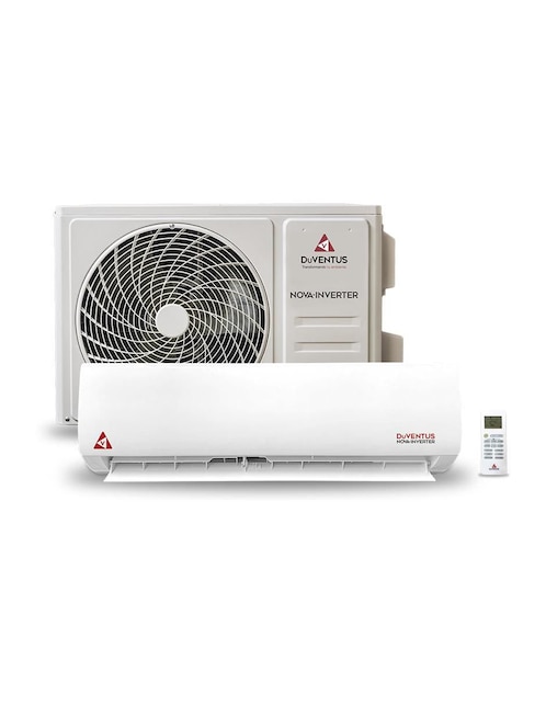 Aire acondicionado mini split inverter Duventus frío y calor 12000 btu setvr9m121cin1 220 V