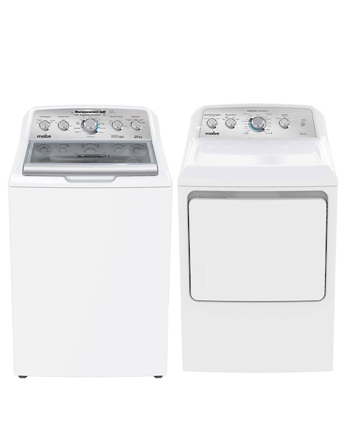 Combo de lavado y secado Mabe gas/eléctrico LMA70215WBAB0