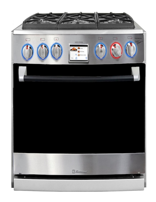 Estufa empotrable gas LP/natural Koblenz 76 cm Kz.Est.Touluse.Fryer de 6 quemadores