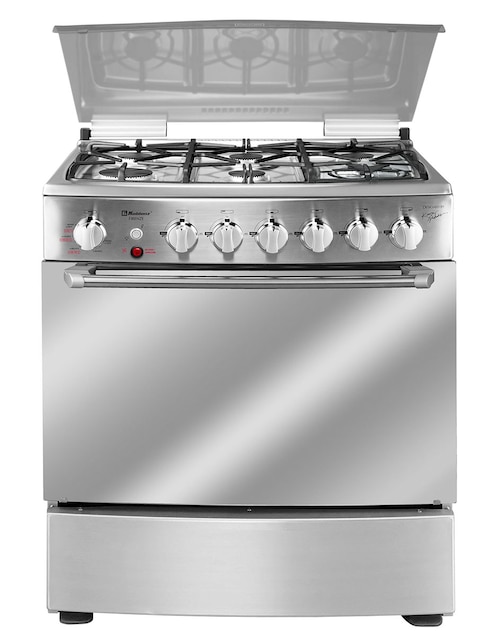 Estufa de piso a gas LP/natural Koblenz 76 cm KZ.EST.FIRENZE.FRYER. de 6 quemadores