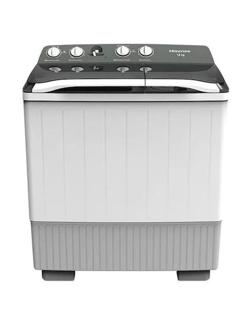 Lavadora doble tina Hisense 18 kg semiautomática carga superior WSA1803P
