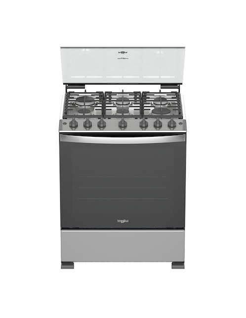 Estufa de piso a gas LP/natural Whirlpool 76 cm WFR5200D de 6 quemadores