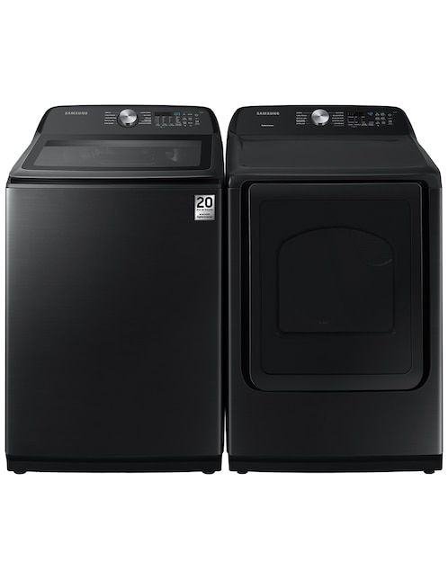 Combo lavadora + secadora Samsung a gas 28 kg F-WA28BDV24AV