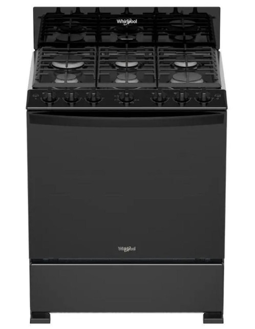 WHIRLPOOL Estufa de piso a gas Whirlpool 76.2 cm WFR3400B 30 NGO de 6 quemadores