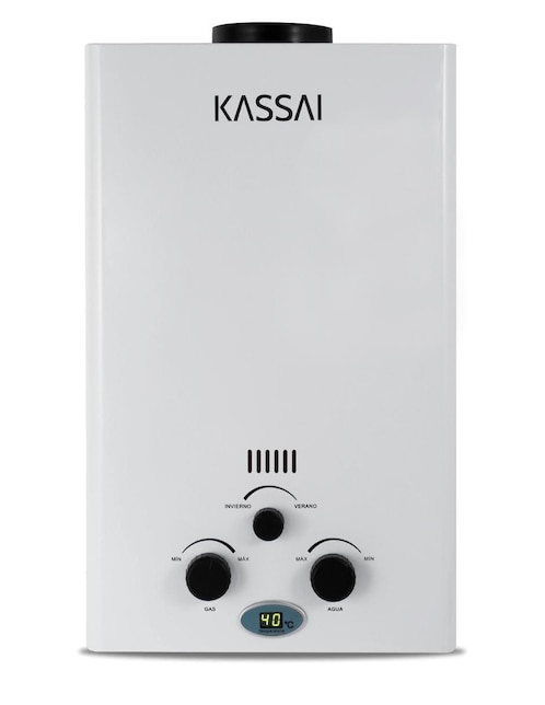 Calentador instantáneo Kassai kas-10p 2 servicios 10 l gas lp