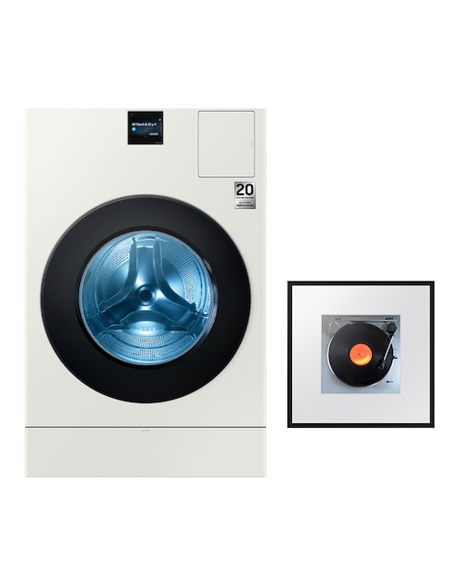 Centro de lavado Samsung eléctrico 26 kg F-WD26FBHW-LS6 + Music Frame