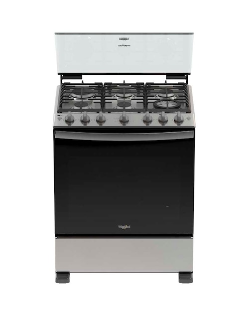 WHIRLPOOL Estufa de piso a Gas LP Whirlpool 76 cm WFR7050S de 6 quemadores