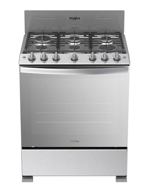 Estufa de piso a gas LP/Natural Whirlpool 58 cm WFR-3400D de 6 quemadores