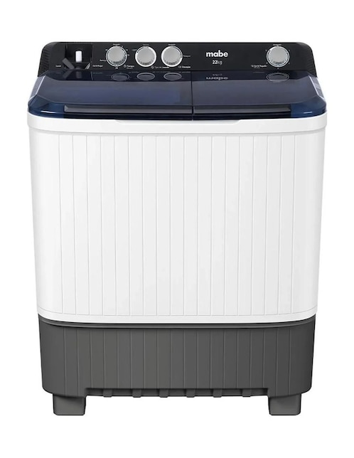 MABE Lavadora doble tina Mabe 22 kg semiautomática carga superior lmdx2224hbab0