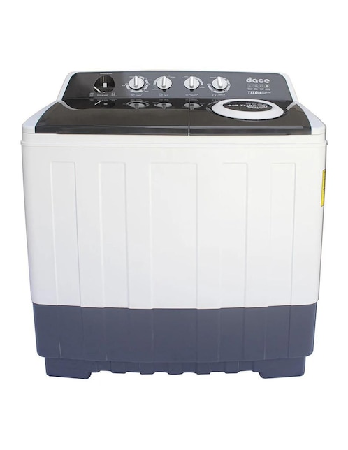 DACE  Lavadora doble tina Dace  28 kg semiautomática carga superior ls28131ppbg