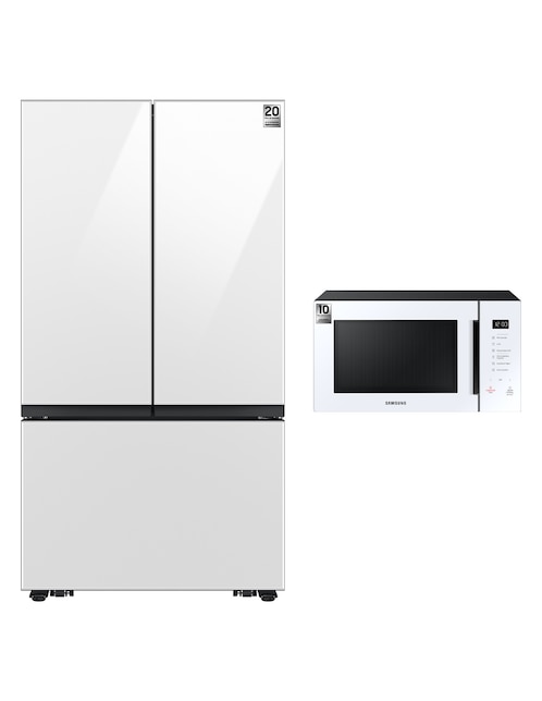 SAMSUNG Refrigerador french door Samsung 32 pies cúbicos no frost y fábrica de hielos automática F-RF32CB5MG30T