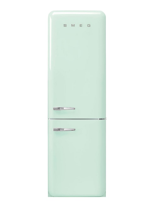 Refrigerador bottom mount Smeg 50´s style 13 pies cúbicos inverter no frost FAB32URPG3