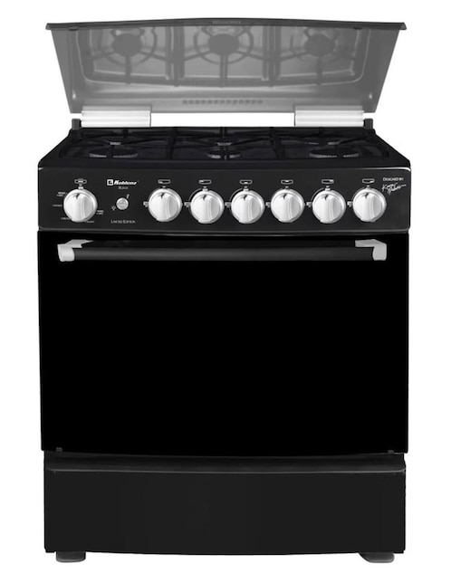 Estufa de piso a gas LP Koblenz 84 cm EK-501FNM-NEG de 6 quemadores