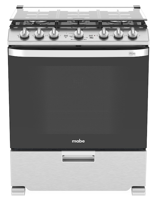 MABE Estufa de piso a Gas LP Mabe Air Fry 76 cm EMHA7602DSS0 de 6 quemadores