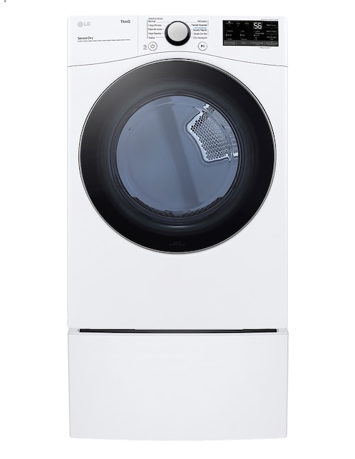 Secadora de gas LG de 22 kg con 13 ciclos DF22WV2SR.WDP6W