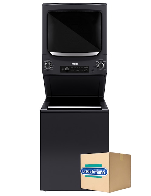 MABE Centro de lavado Mabe AI Ultra Capacity + Kit de Limpieza gas lp 24 KG MCL2440PPDG0LIM