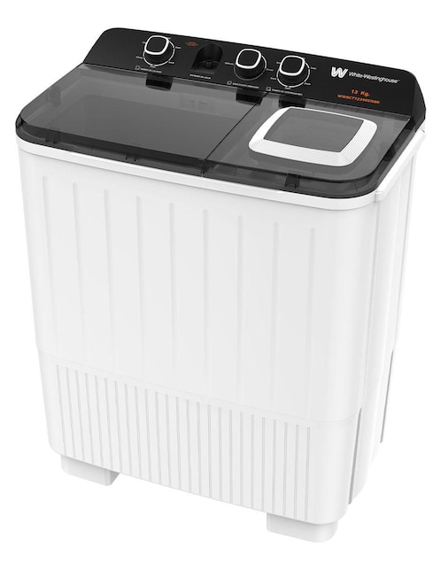 WHITE WESTINGHOUSE Lavadora doble tina White Westinghouse 13 kg semiautomática carga superior WWXCTT23905BK_05