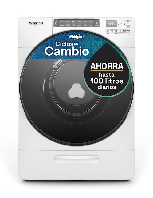 WHIRLPOOL Lavasecadora Whirlpool eléctrica 20 kg 7MWFC6820LW