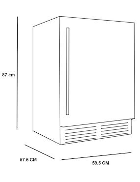 Frigobar Teka RV 51C 5 pies cúbicos