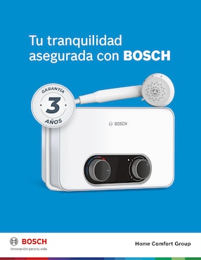Calentador de paso Bosch REGADERA INSTANTÁNEA 5 L eléctrico