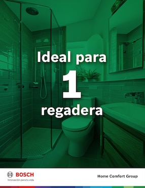 Calentador de paso Bosch REGADERA INSTANTÁNEA 5 L eléctrico