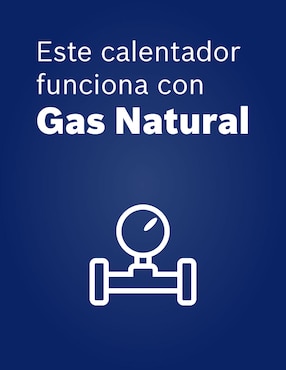 Calentador de paso Bosch CONFORT 7 NATURAL 7 L gas natural