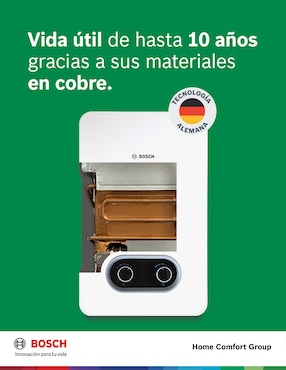 Calentador de paso Bosch CONFORT 7 NATURAL 7 L gas natural