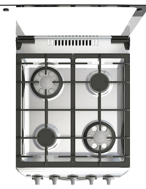 Estufa de piso a Gas LP Whirlpool 50 cm WWR7000S de 4 quemadores