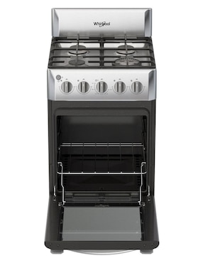 Estufa de piso a Gas LP Whirlpool 50 cm WWR5000S de 4 quemadores