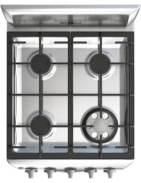 Estufa de piso a Gas LP Whirlpool 50 cm WWR5000S de 4 quemadores