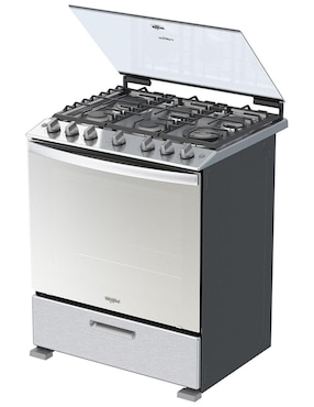 Estufa de piso a Gas LP Whirlpool 76 cm WFR5100S de 6 quemadores