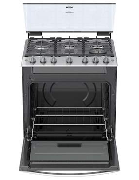 Estufa de piso a Gas LP Whirlpool 76 cm WFR5100S de 6 quemadores