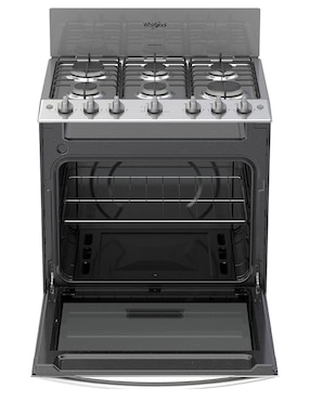 Estufa de piso a Gas LP Whirlpool 76 cm WFR3200D de 6 quemadores