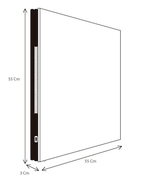 Calefactor Calor Solar 55 cm x 55 cm 342CaSol-N