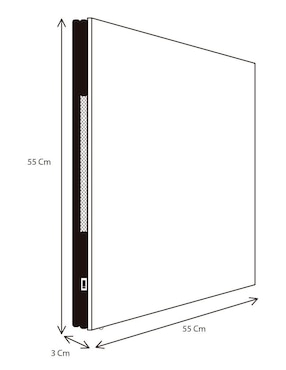 Calefactor Calor Solar 55 cm x 55 cm