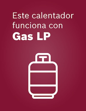 Calentador de depósito Bosch CLASSIC CLIC 40 L gas lp