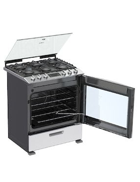 Estufa de piso a gas lp Whirlpool 76 cm WFR7400S de 6 quemadores