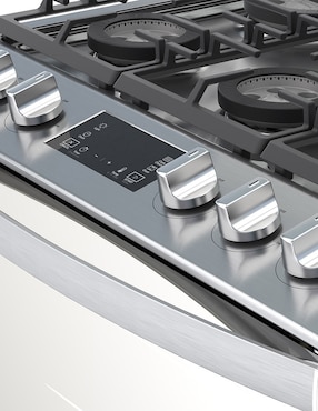 Estufa de piso a gas lp Whirlpool 76 cm WFR7400S de 6 quemadores