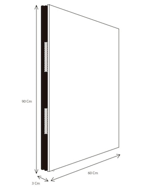 Calefactor de panel infrarrojo en cristal Calor Solar para pared negro