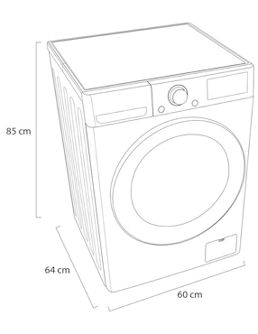 Lavasecadora Lg eléctrica 12 kg 7 kg wd12vvc4s6s