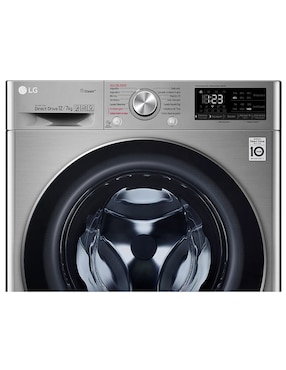 Lavasecadora Lg eléctrica 12 kg 7 kg wd12vvc4s6s