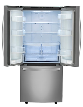 Refrigerador french door LG 22 pies cúbicos inverter y no frost GF22BGSK