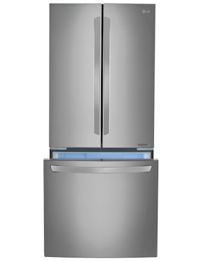 Refrigerador french door LG 22 pies cúbicos inverter y no frost GF22BGSK