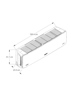 Aire acondicionado mini split Whirlpool frío 18,000 BTU WA5160Q 230 V