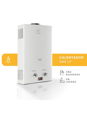 Calentador de paso Avera C8L 8 L gas lp