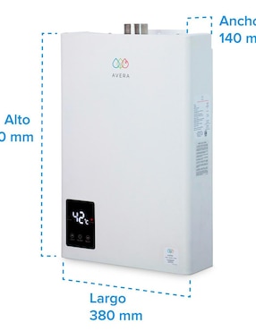 Calentador de paso Avera CM14 Gas LP
